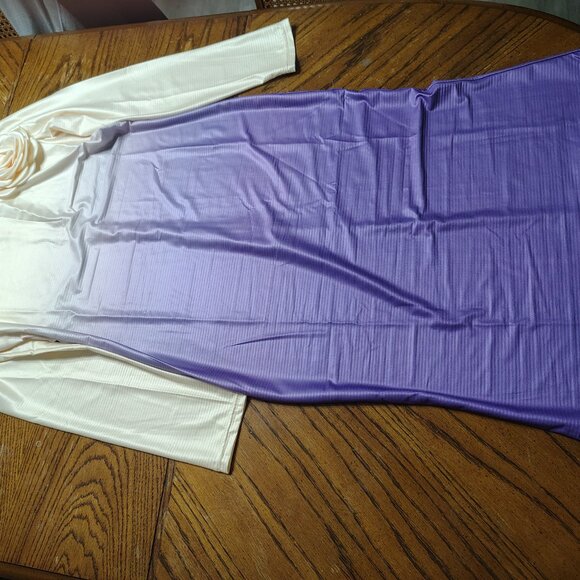 Oryosy Long Sleeve Mermaid Style Dress - Picture 2 of 8